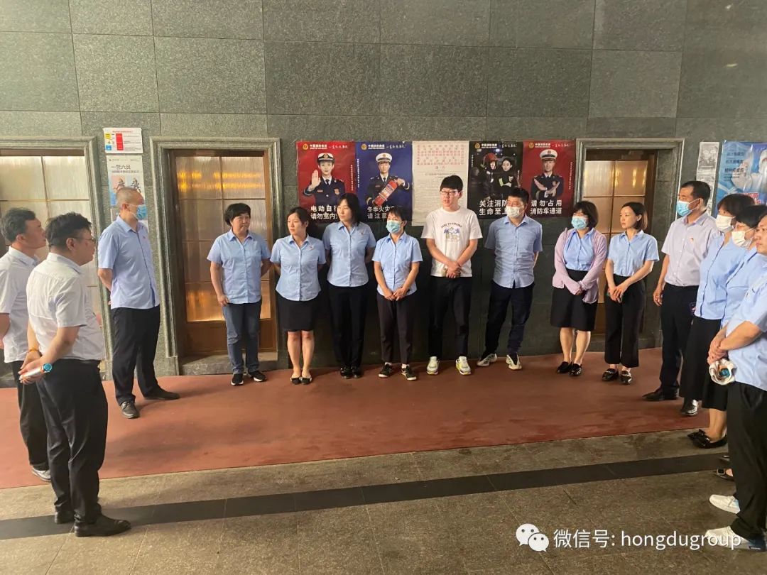 红都集团组织开展火灾疏散演练 配图2